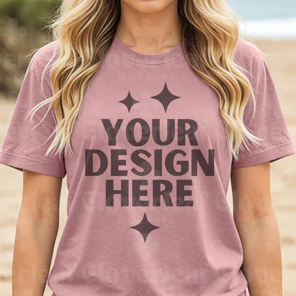 Heather Orchid Bella+Canvas Unisex Tee