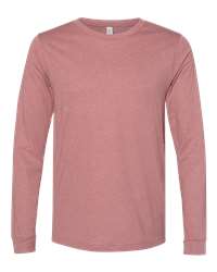 Heather Mauve Bella Canvas Long Sleeve