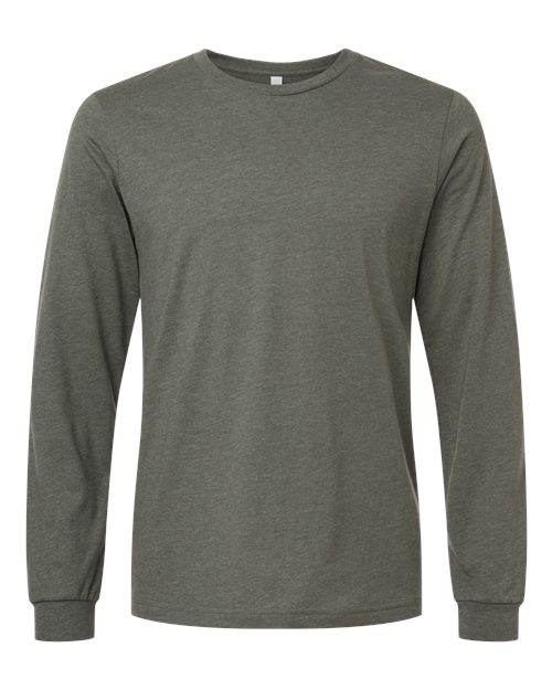 Heather Military Green Bella Canvas Long Sleeve