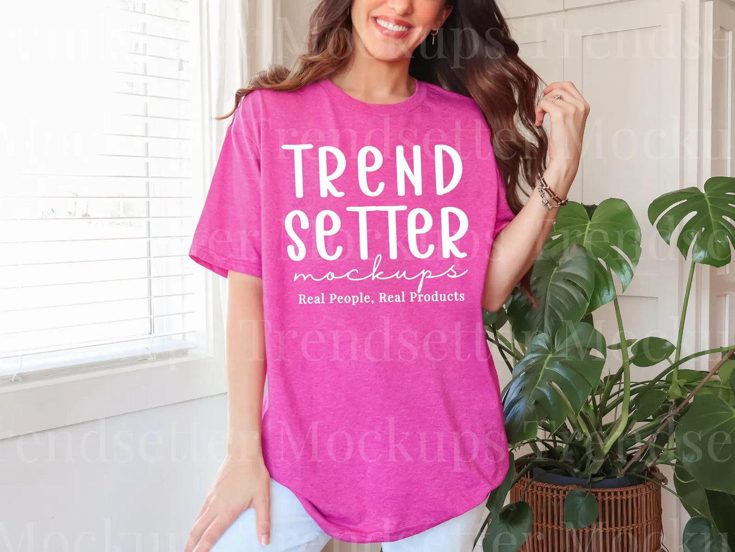 Heather Berry Gildan Softstyle Unisex Tee