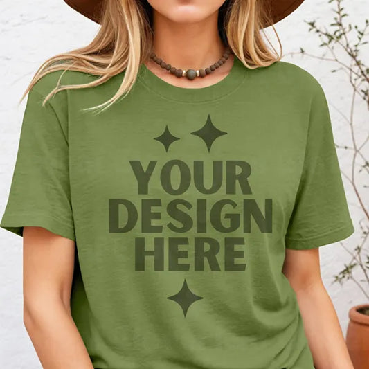 Heather Green Bella+Canvas Unisex Tee