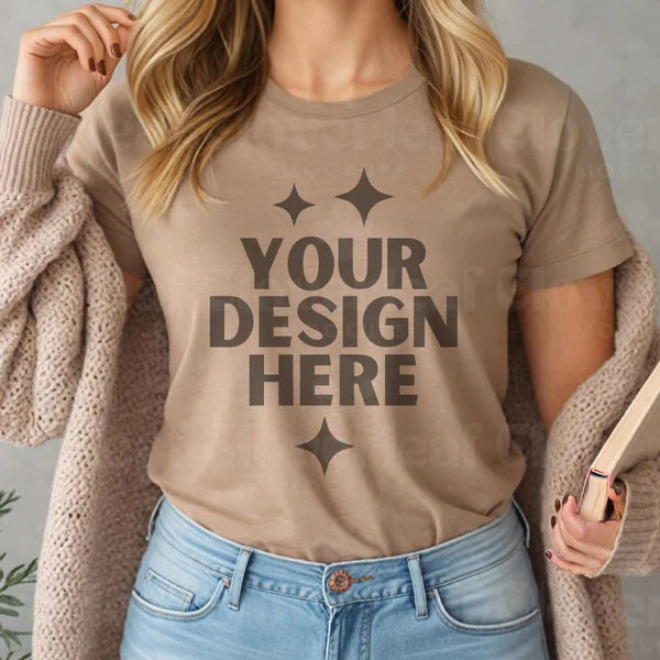 Heather Tan Bella+Canvas Unisex Tee