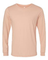 Heather Peach Bella Canvas Long Sleeve