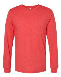 Heather Red Bella Canvas Long Sleeve