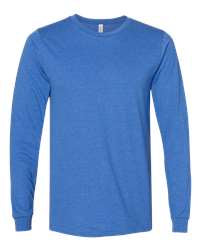 Heather True Royal Bella Canvas Long Sleeve