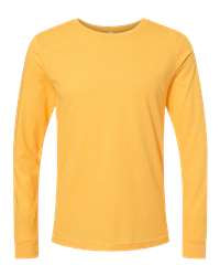 Heather Yellow Gold Bella Canvas Long Sleeve