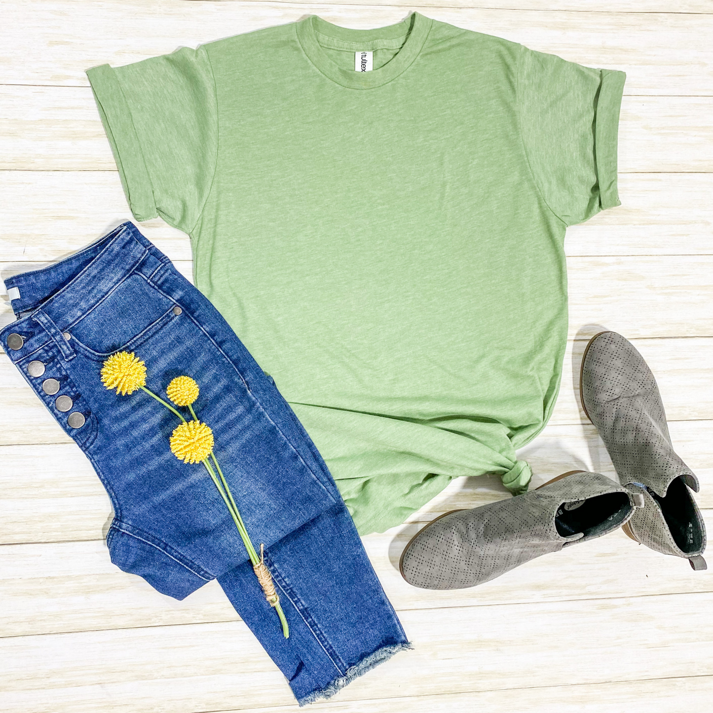 Green Tultex Unisex Tee