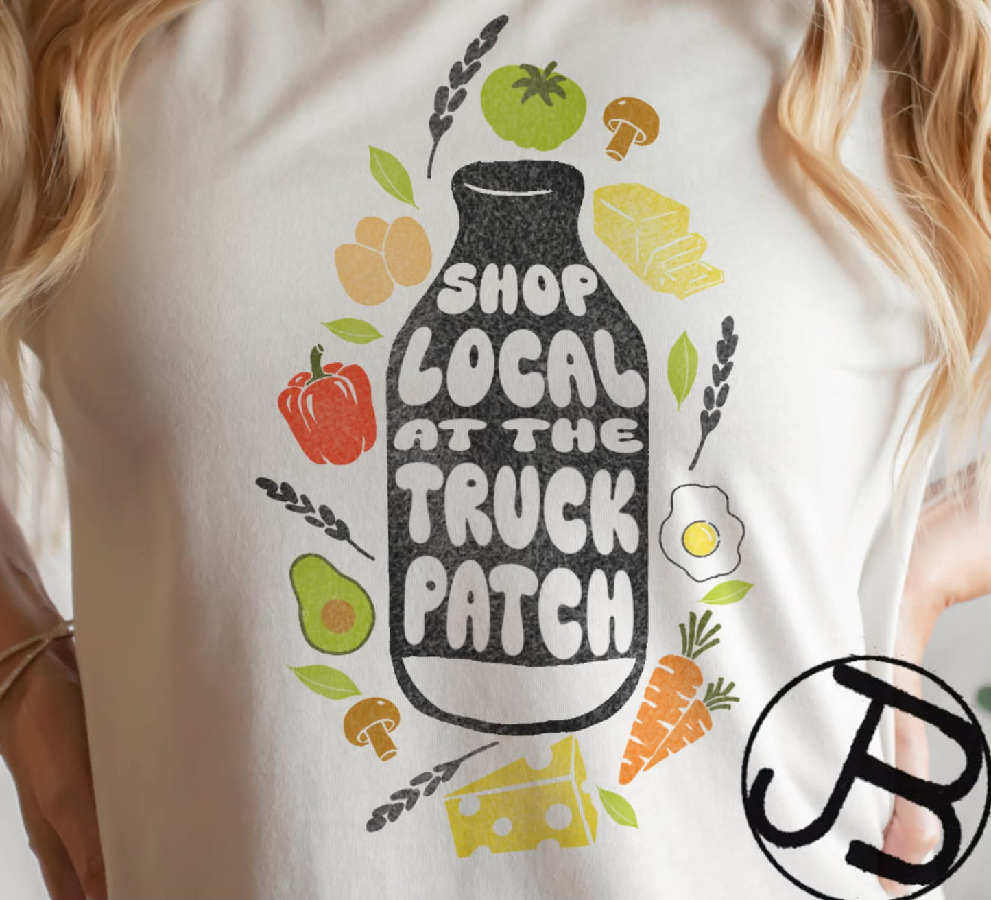 Truck Patch Milk Jug
