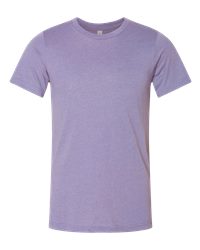 Heather Dark Lavender Bella+Canvas Unisex Tee
