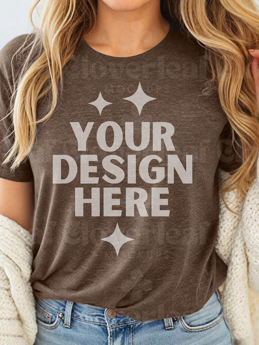 Brown Tultex Unisex Tee