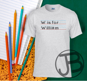 Notepad Personalized Tee