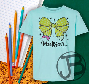 Pencil Ribbon Tee