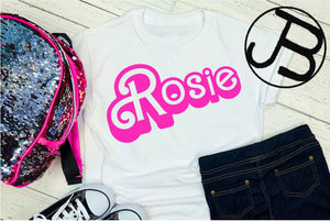 Personalized Barbie Tee