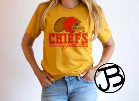 Chiefs Helmet Mustard