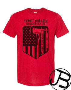 EDC VFW Fundraiser Axe Tee